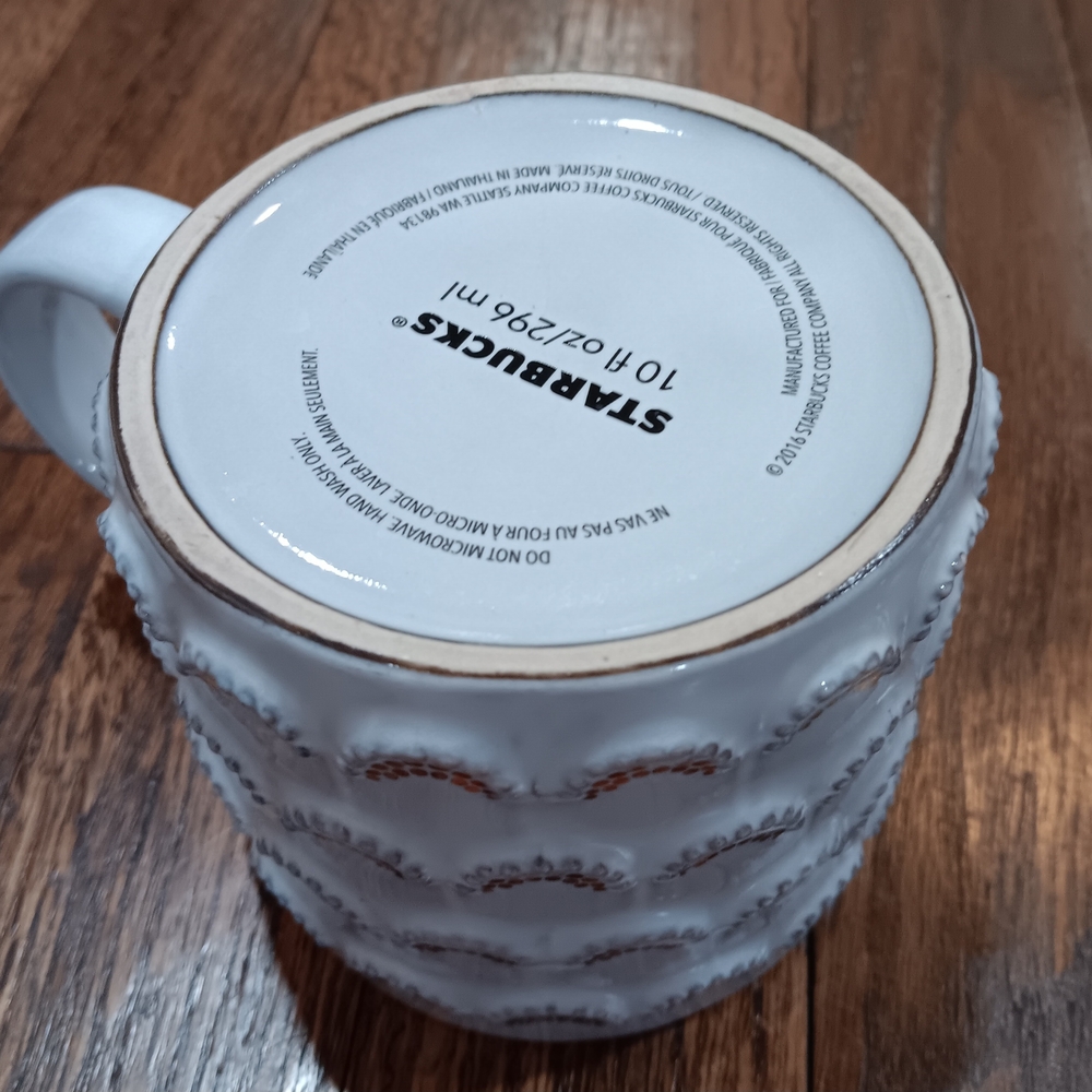 Starbucks White Ceramic Mug